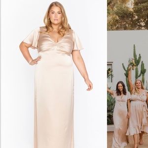 Show Me Your Mumu: Rome Twist Gown: Champagne